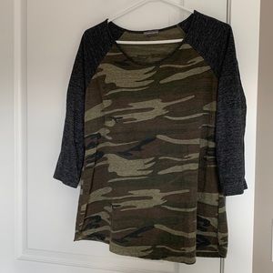 Camo 3/4 length Shirt